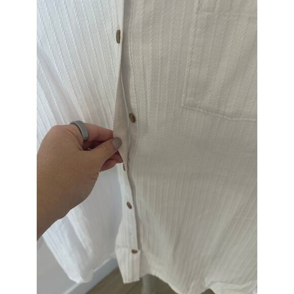 Caslon Button Down Shirt White Size XL - Picture 2 of 10